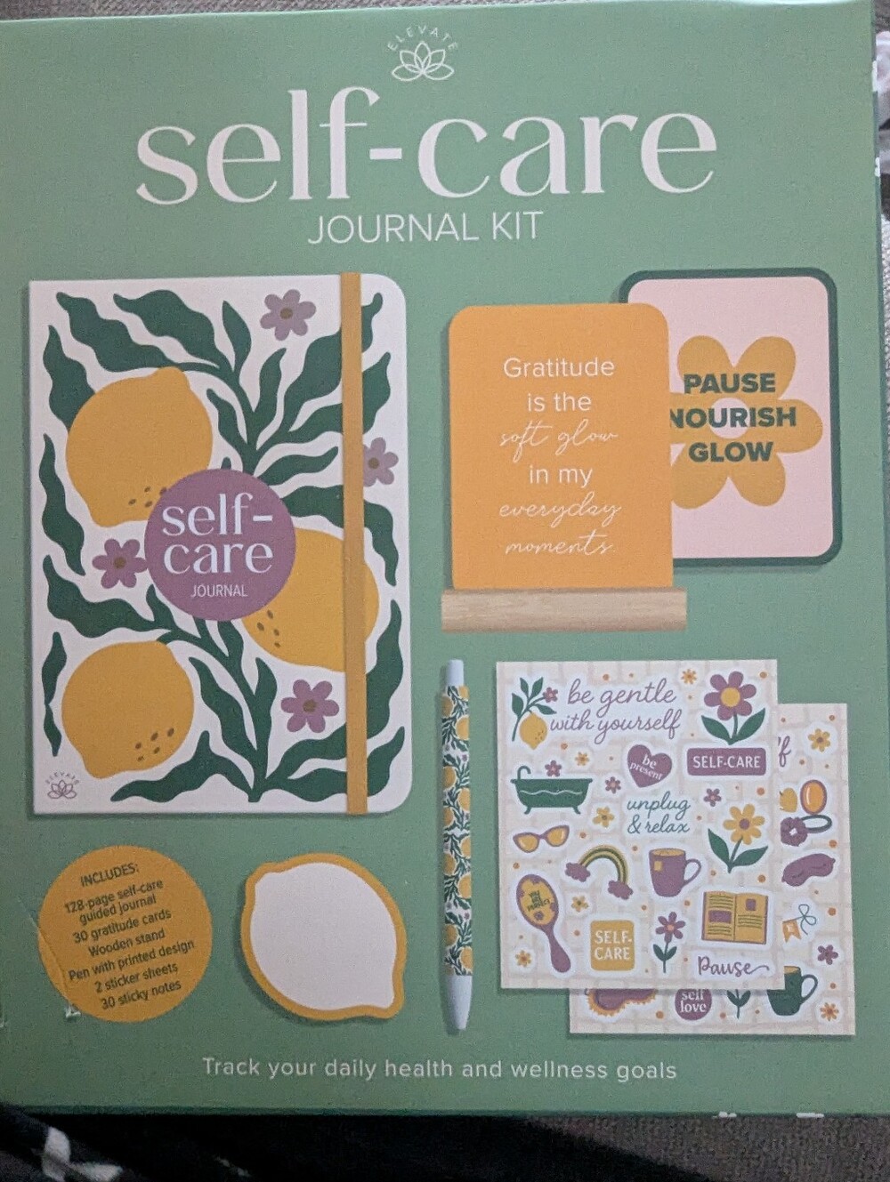 Self-Care Journal Kit Elevate Hinkler NEW